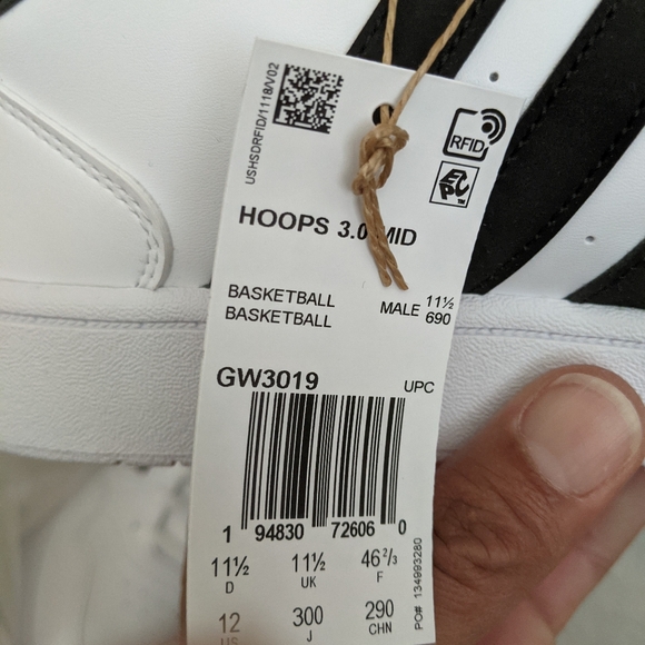 Adidas Hoops 3.0 Mid - Picture 4 of 4